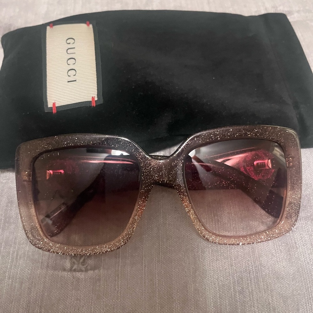 Gucci Glitter Brown Sunglasses